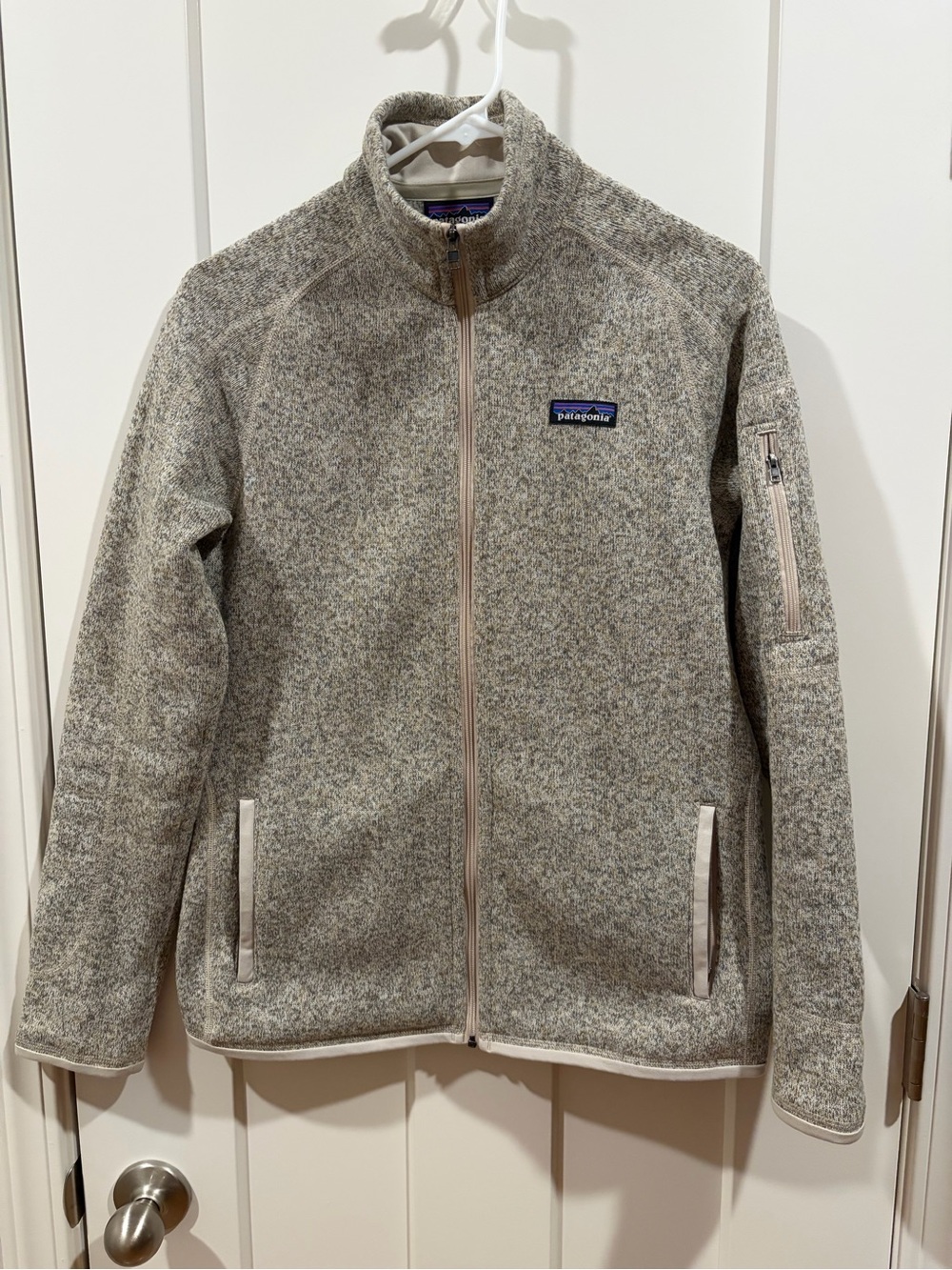 Patagonia Women’s Better Sweater Full-Zip Fleece Jacket-Oatmeal Heather Color